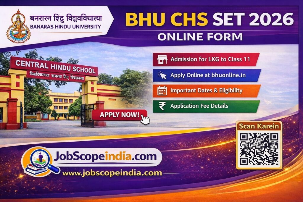 BHU CHS SET Online Form 2026