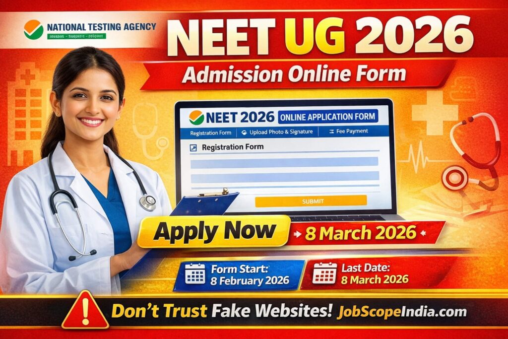 NTA NEET UG Admission Online Form2026