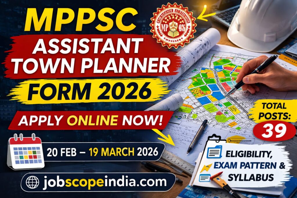 MPPSC Assistant Town Planner Form 2026