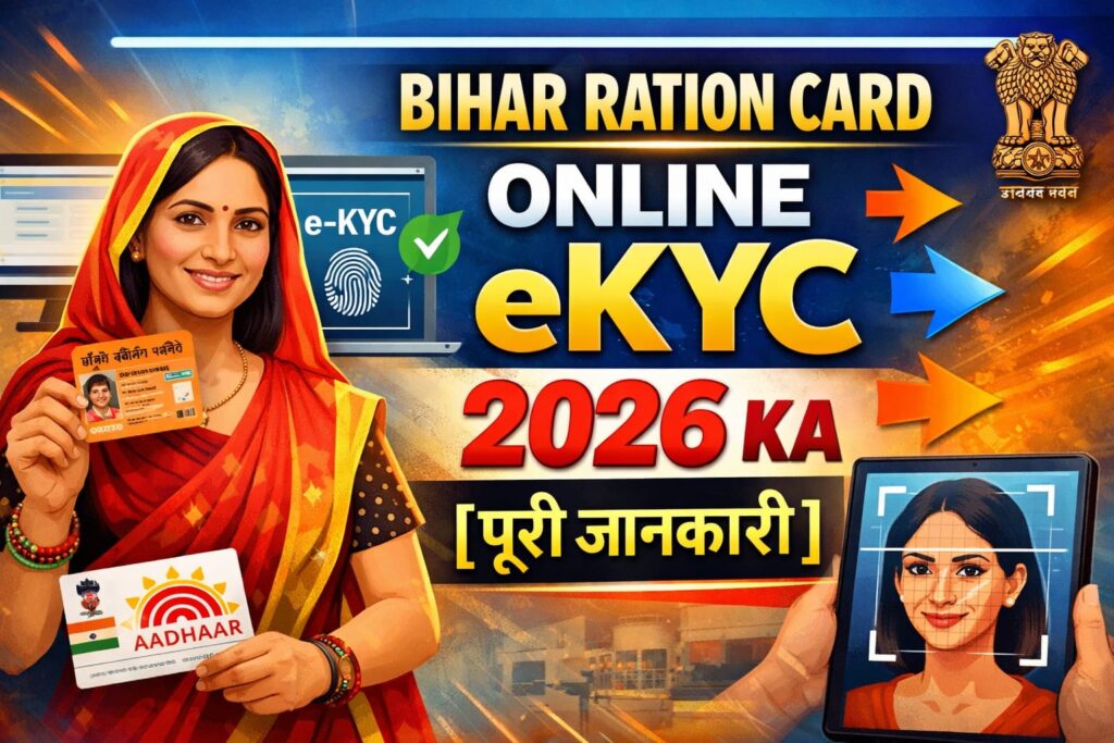 Bihar Ration Card Online Ekyc 2026