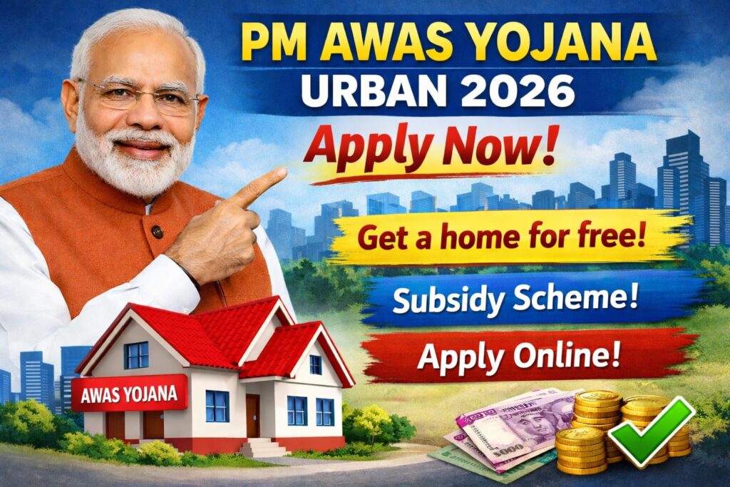 PM Awas Yojana Urban 2026 Apply