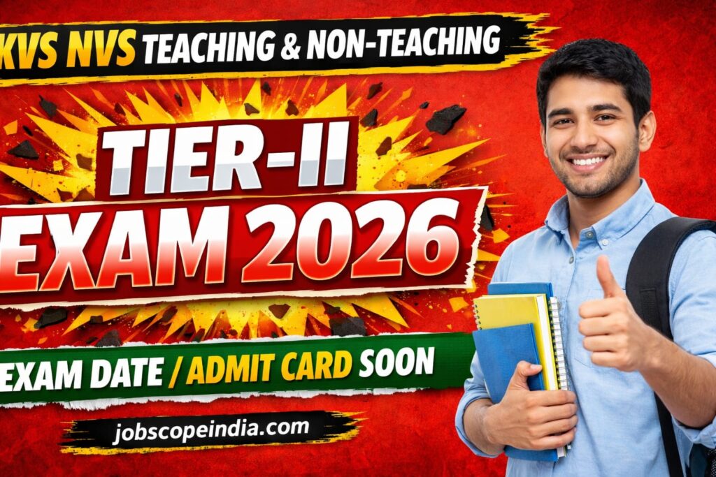 KVS NVS Teaching & Non-Teaching Tier-II Exam2026