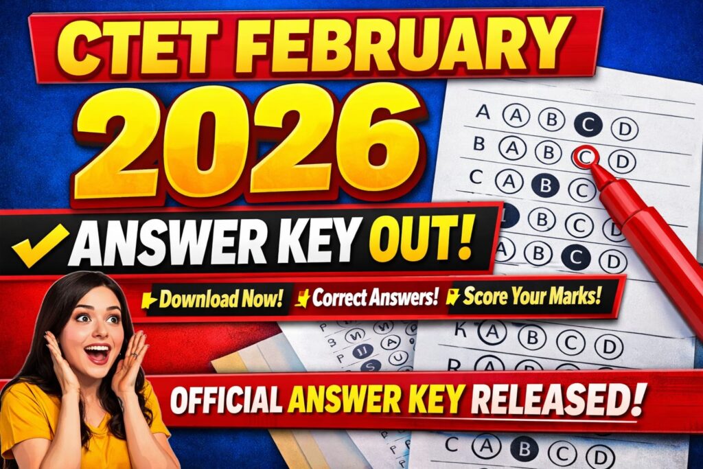 CTET February Answer Key 2026 Online