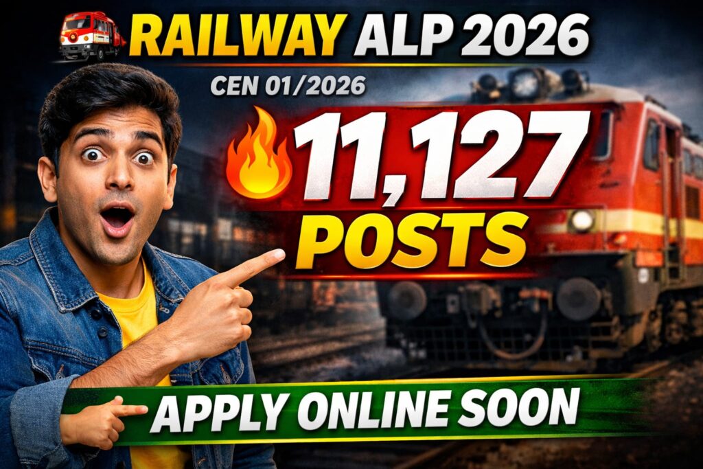 Railway RRB ALP Recruitment 2026 Online