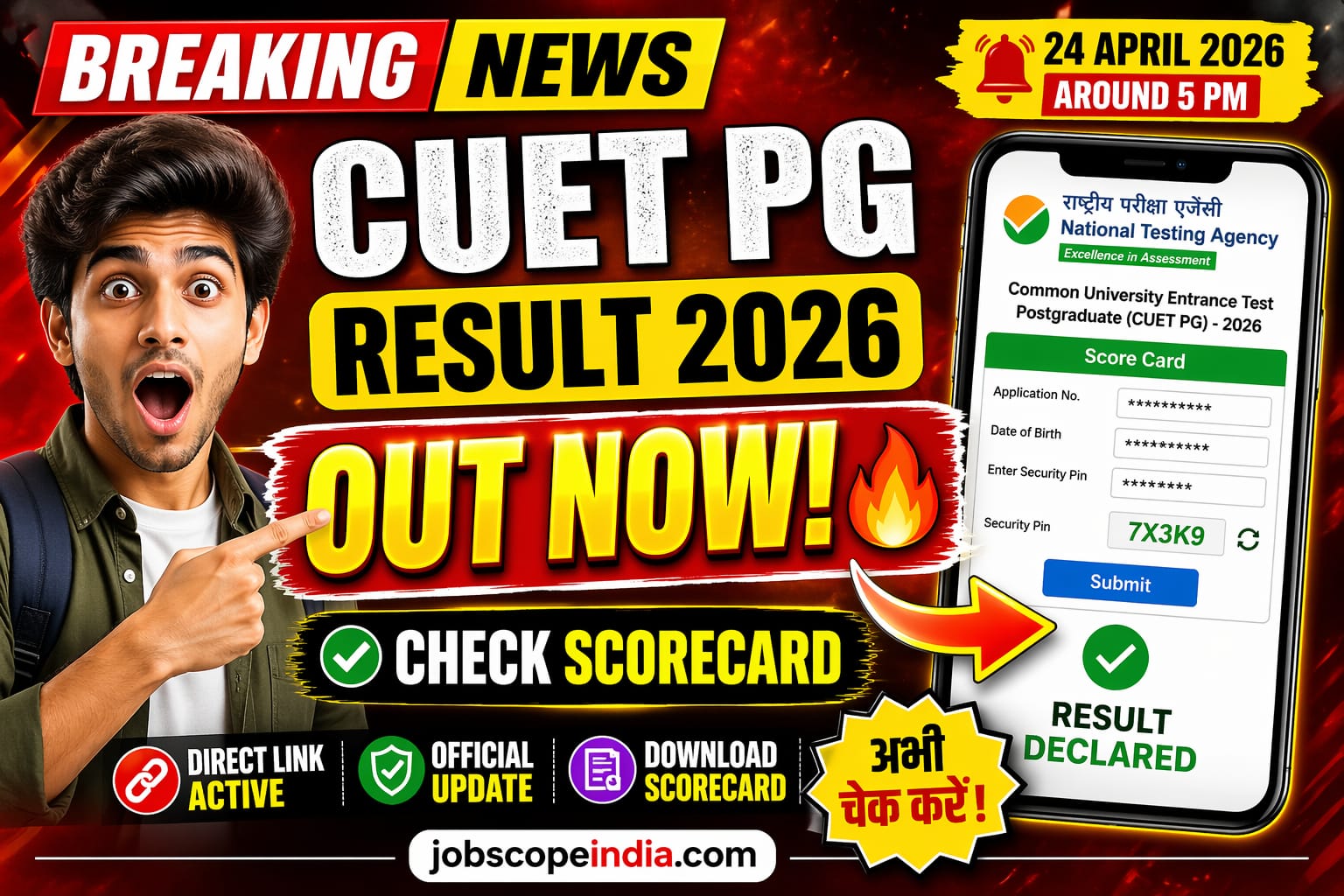 NTA CUET PG 2026 Result