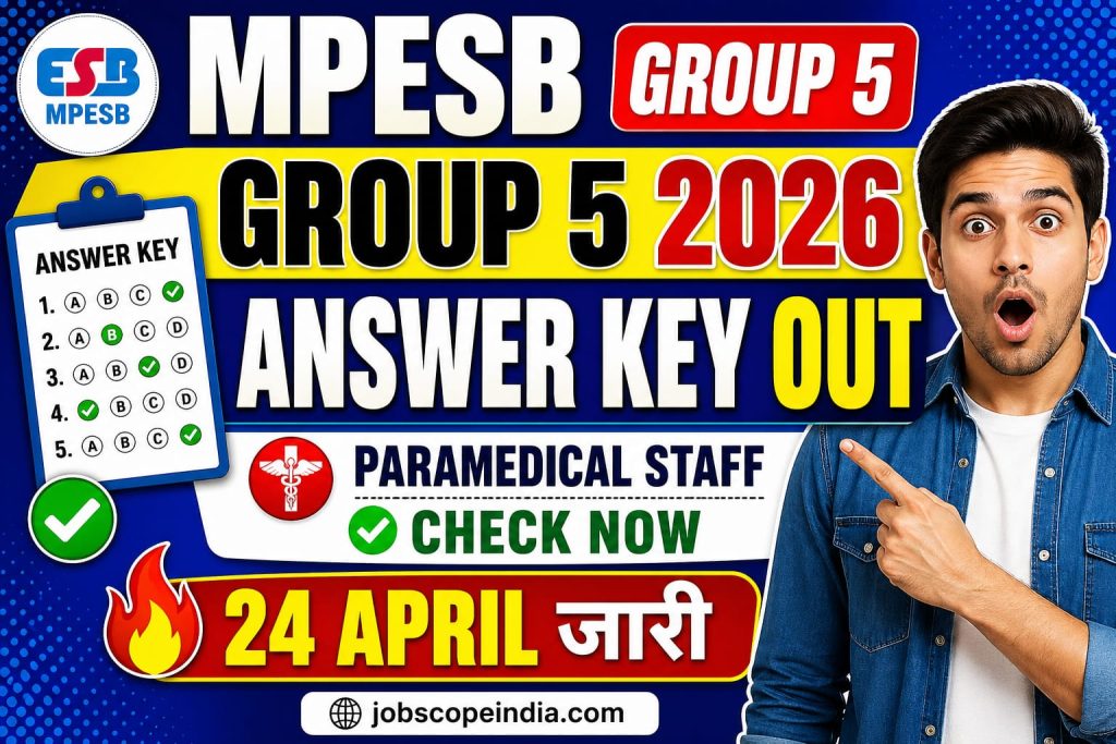 MPESB Group 5 Paramedical 2026 Answer Key
