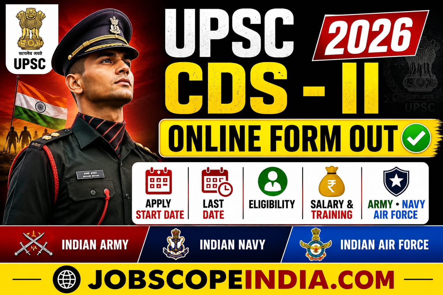 UPSC CDS-II Online 2026