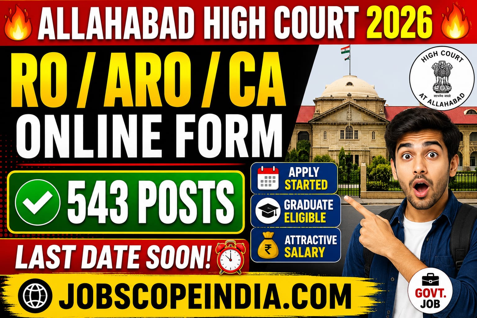 Allahabad High Court RO/ARO/CA Online 2026