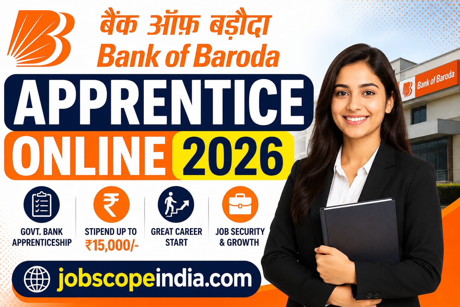 Bank of Baroda Apprentice Online 2026