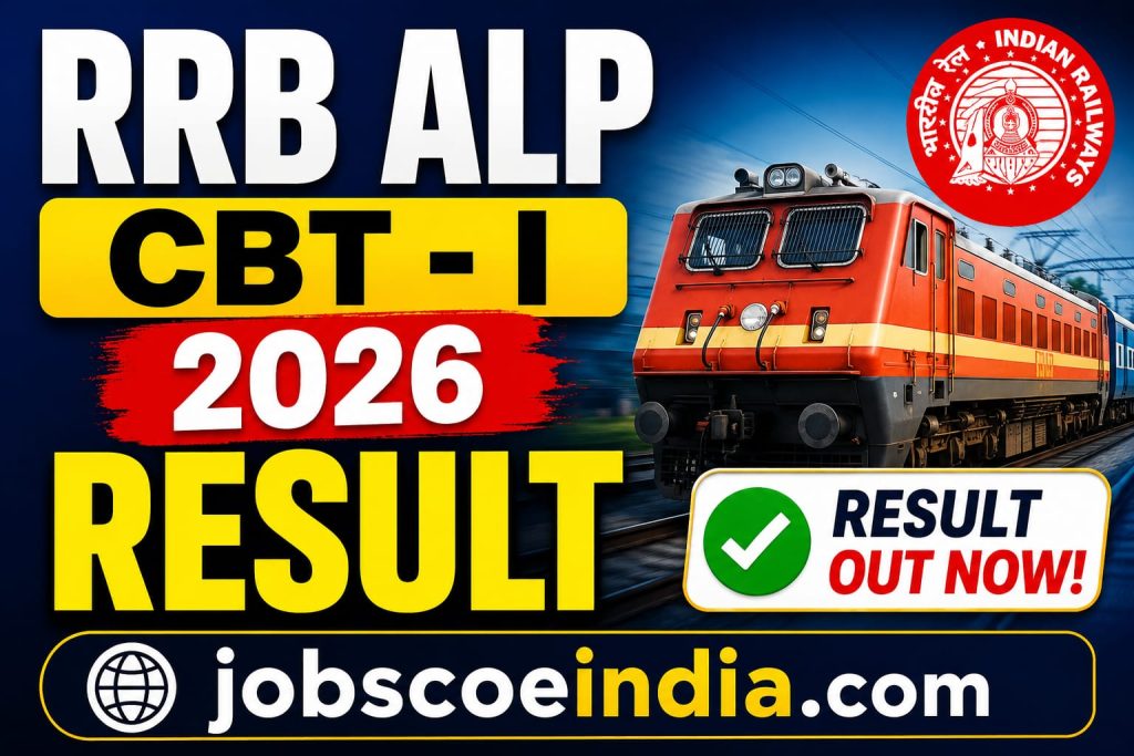 RRB ALP CBT-I 2026 Result