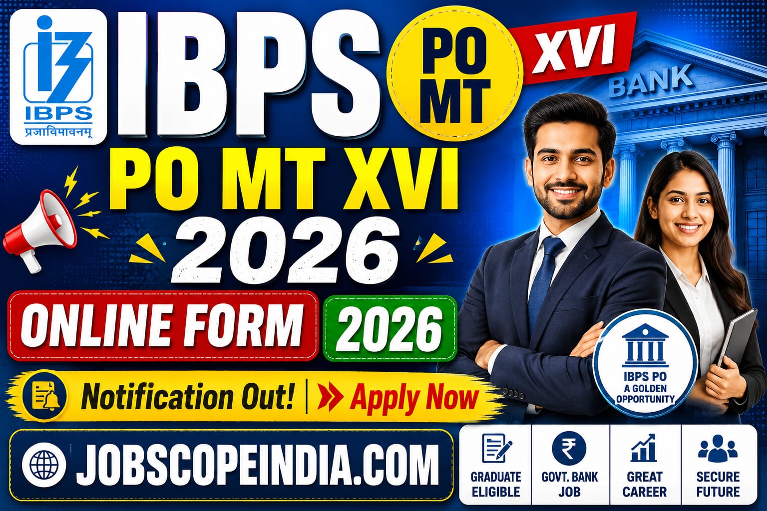 IBPS PO MT XVI 2026 Recruitment