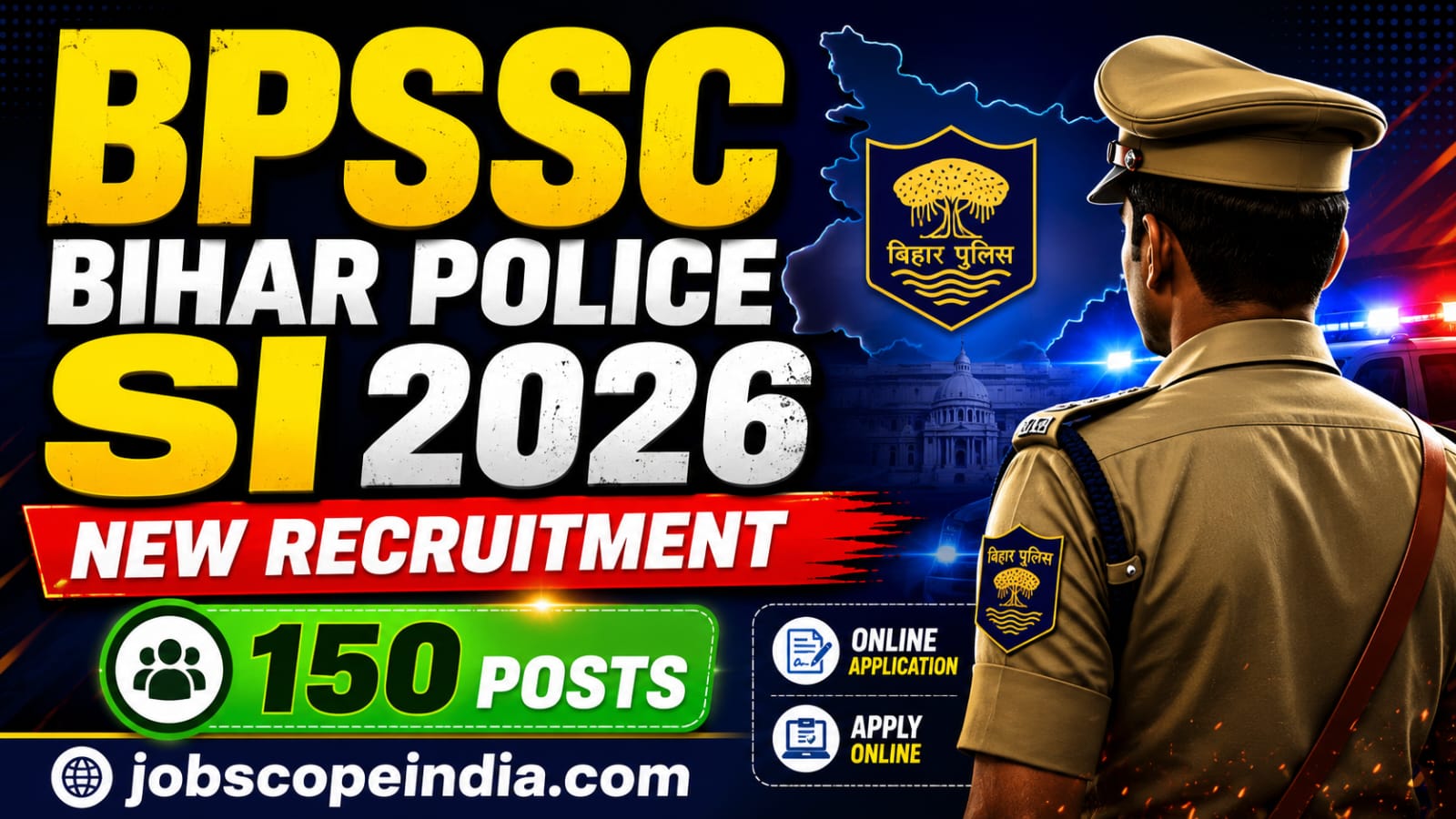 BPSSC Bihar Police Sub SI 2026 Recruitment