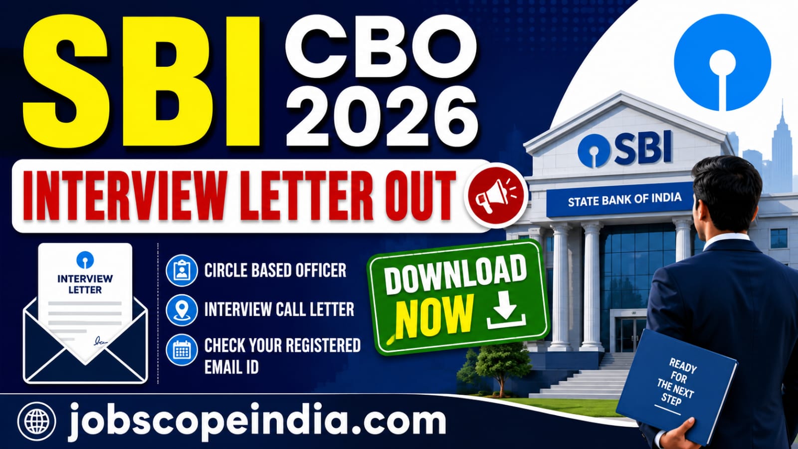 SBI Circle Based CBO Interview Letter 2026