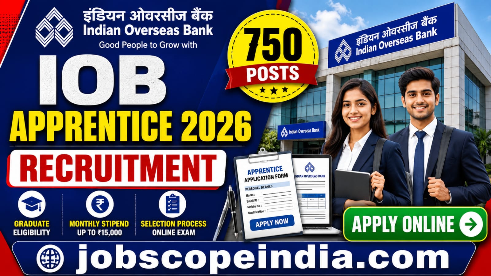 Indian Bank IOB Apprentic 2026 Recruitment