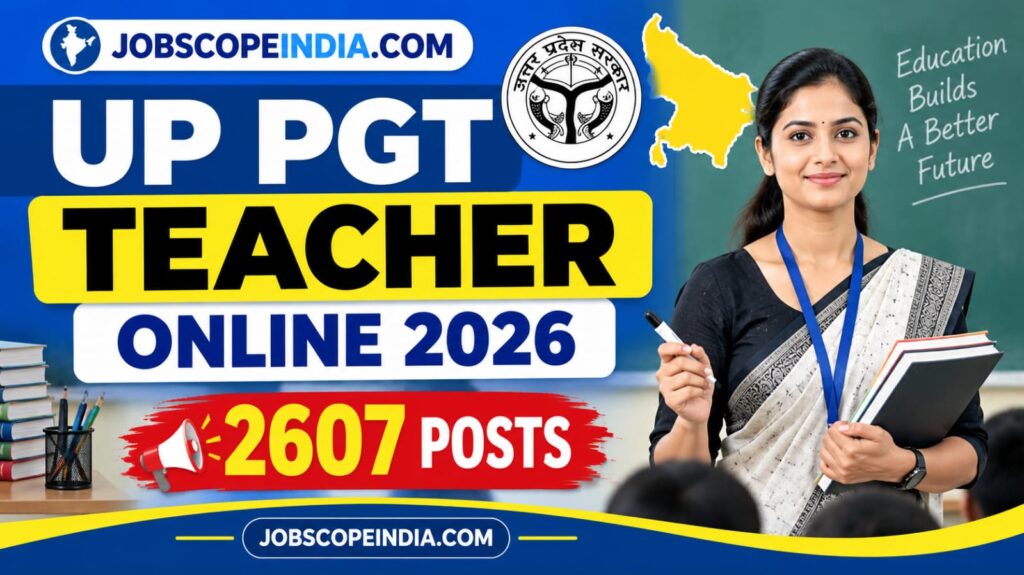 UP PGT Teacher Online 2026