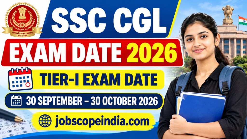 SSC CGL Exam Date 2026