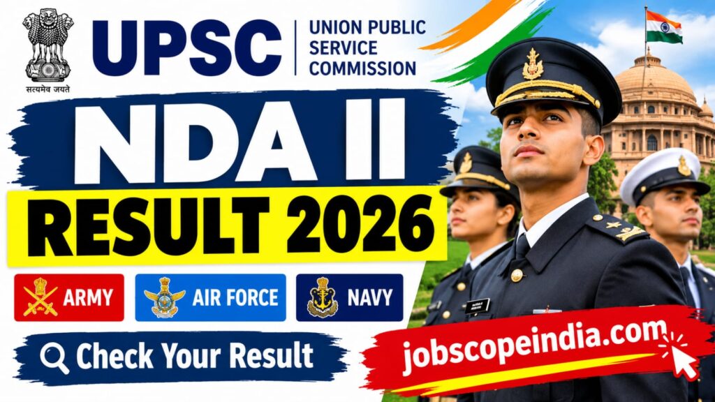UPSC NDA II Result 2026