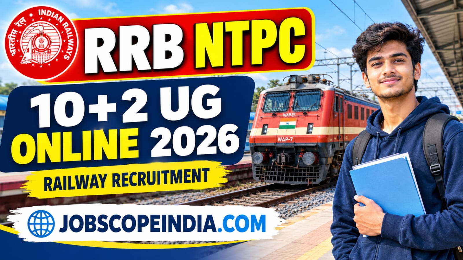 RRB NTPC 10+2 UG Online 2026
