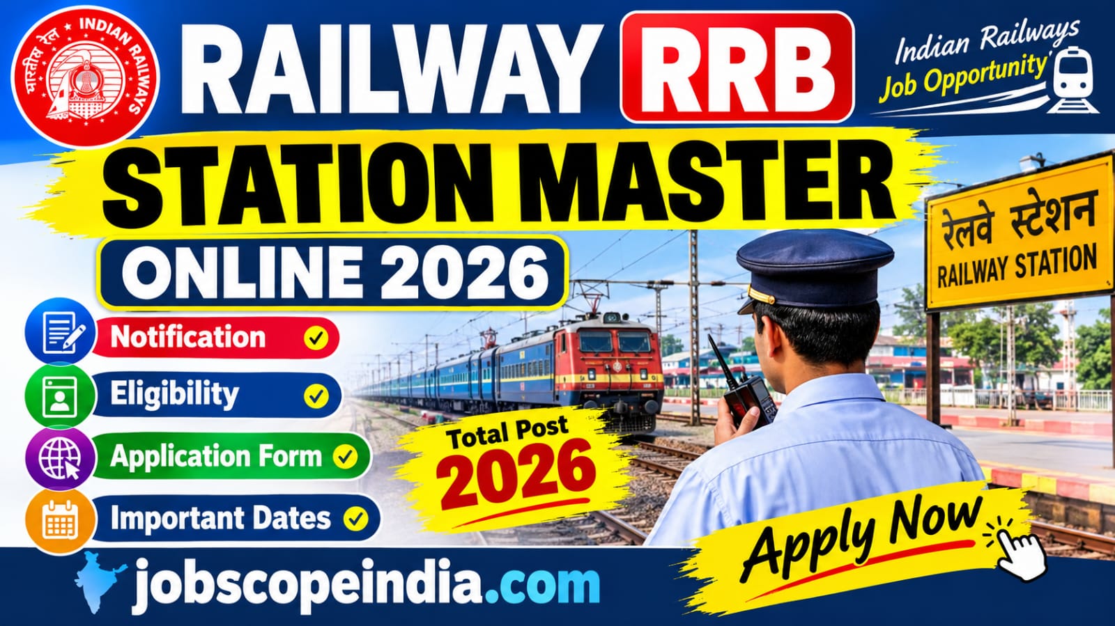 Railway RRB Station Master Online 2026